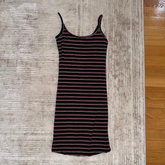 Striped Bodycon Tank Dress - Picture 1 of 1